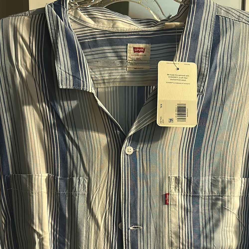Levi's Men's Striped Button-Down Shirt